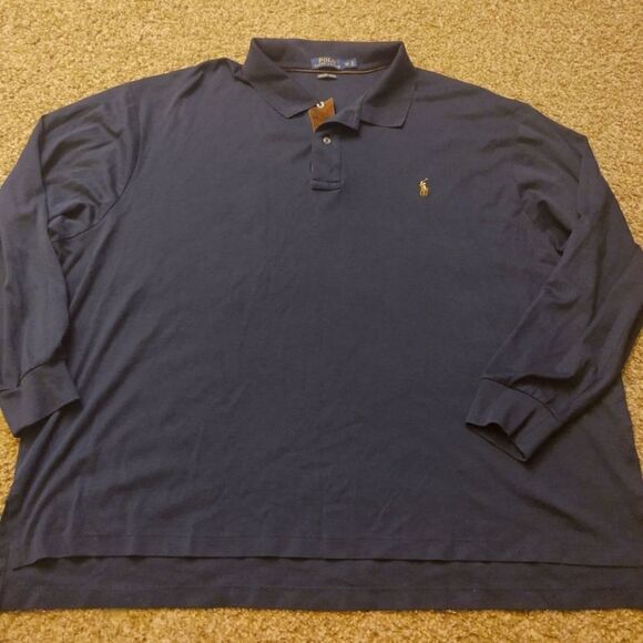 Polo Ralph Lauren Men Size 4XB Long Sleeves D Blue - Picture 1 of 6